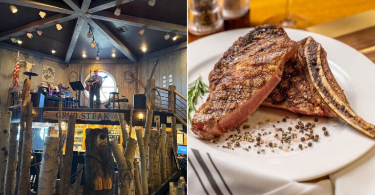 This Utah Steakhouse Serves Up A String-Lit Campfire Supper With Live Country Music