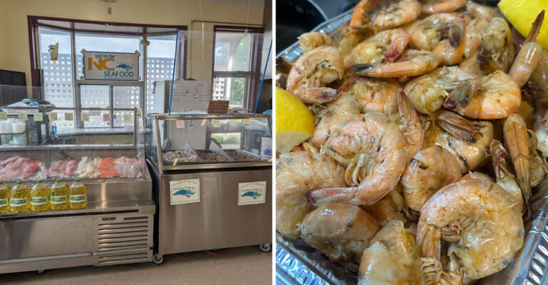 This North Carolina Coastal Spot Serves A Mountain Of Shrimp Worth Talking About