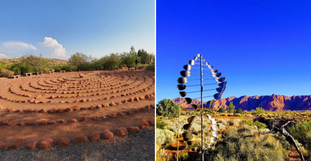This Peaceful Labyrinth Hidden In The Utah Desert Is Made For Slow Wandering