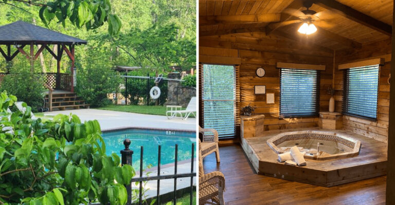This Georgia Mountain Resort Gives Couples A Quiet Spa Escape With Private Soaking Tubs