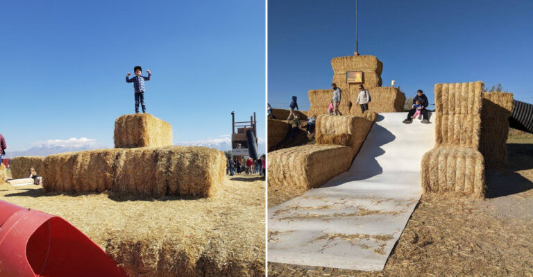 This Utah Farm Has A Giant Straw Mountain And A Playground Full Of Fall Fun