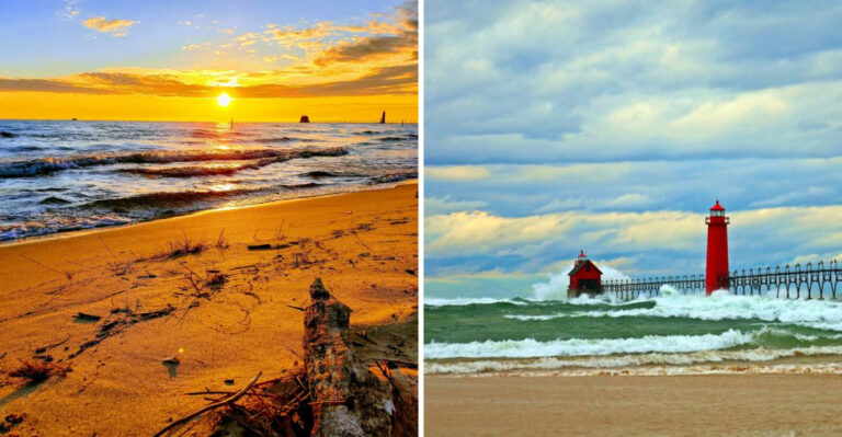 This Michigan Lake Town Can Feel Overrun Once The Crowds Roll In