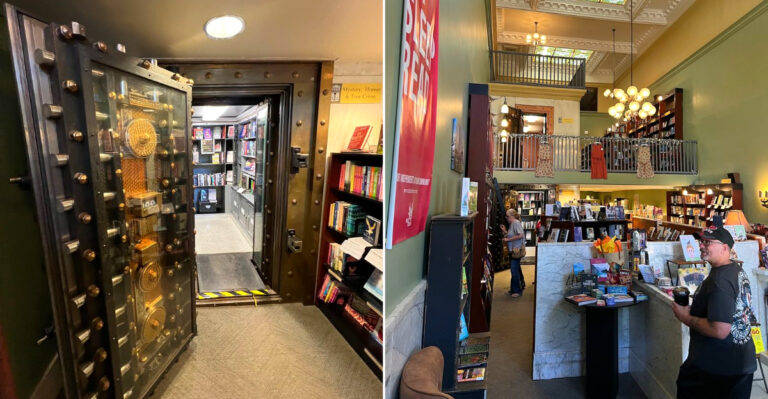 This Iowa Bookstore Is Hidden Inside An Old Bank And The Vaults Are Full Of Books