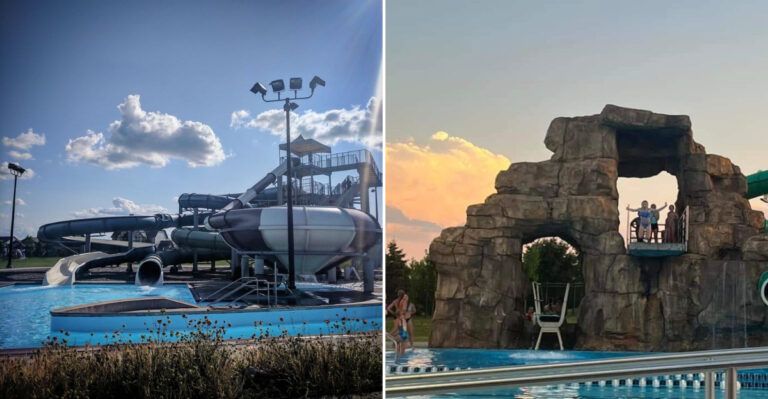 This Iowa Waterpark Transforms Into An Adults-Only Retreat After Dark