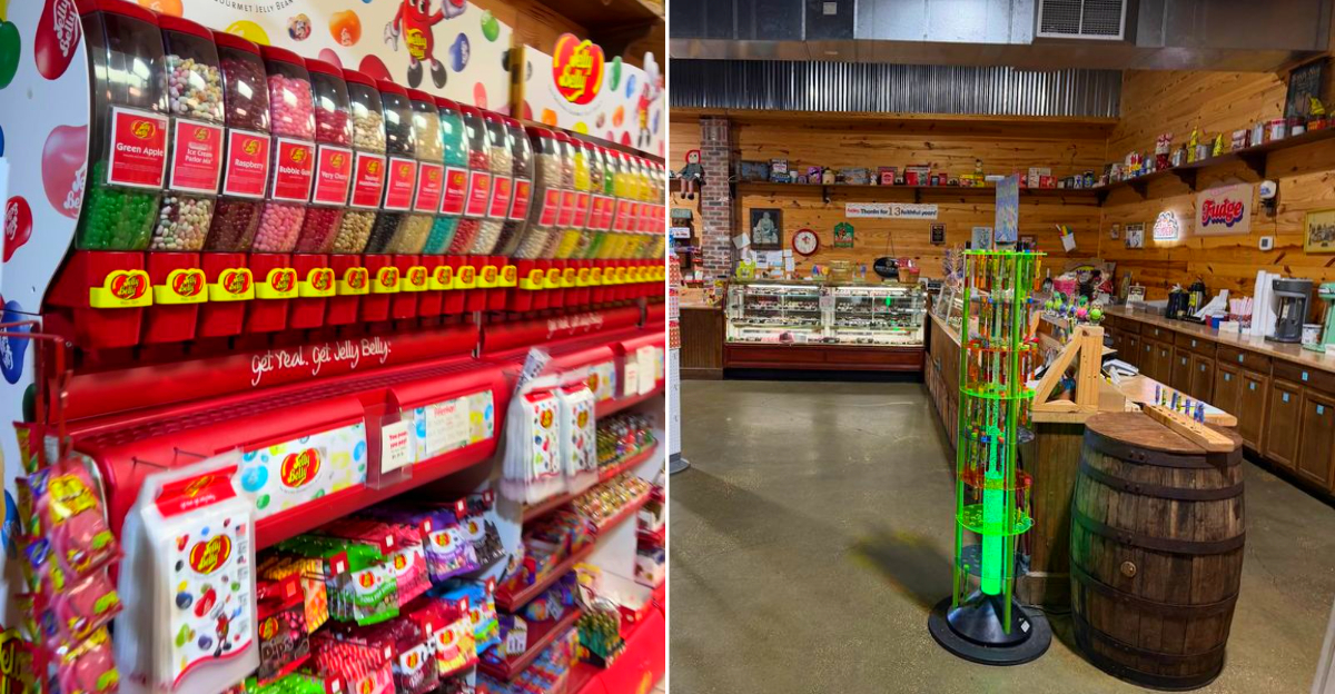 This Louisiana Candy Shop Has 75 Flavors Of Fudge And A Wall Of Retro Sweets Nobody Can Walk Past