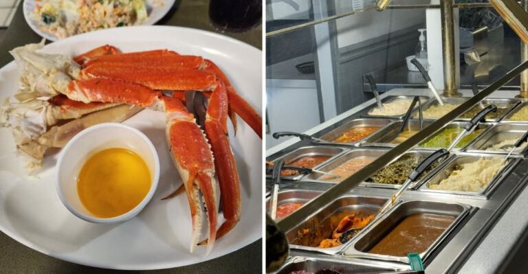 This North Carolina Seafood Buffet Sees Plenty Of Clean Crab Plates