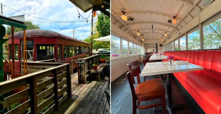 This Louisiana Train Depot Restaurant Cooks Out Of An Actual Caboose Kitchen