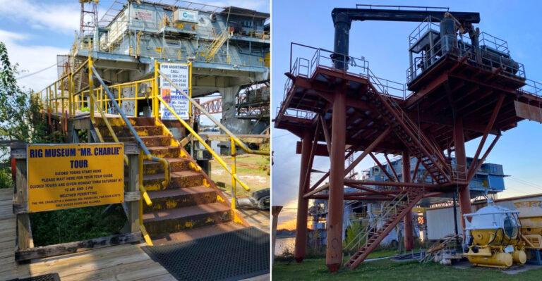 You Can Walk Aboard A Real Offshore Oil Rig At This One-Of-A-Kind Louisiana Museum