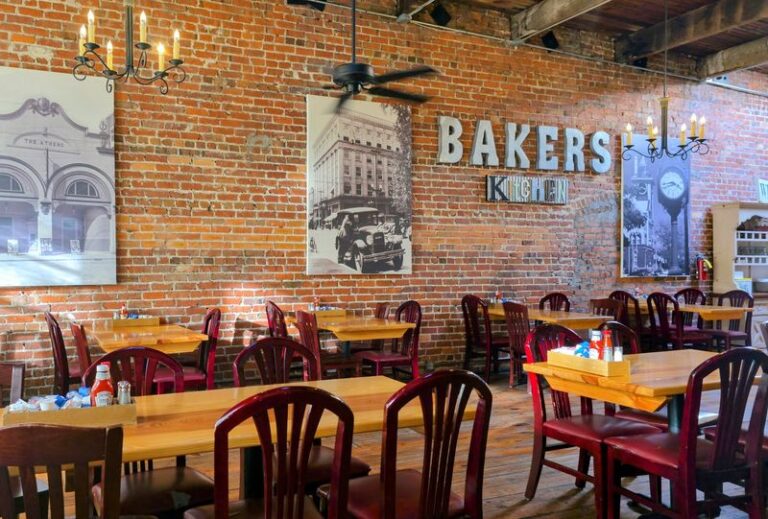Hidden In New Bern, North Carolina, Baker’s Kitchen Serves Buttermilk Biscuits And Cobbler Regulars Show Up Early For