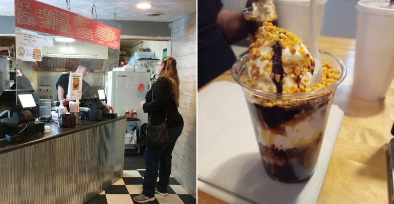 Come Hungry Because This Small Kansas Shop Serves Massive Burgers And Ridiculously Large Ice Cream Scoops