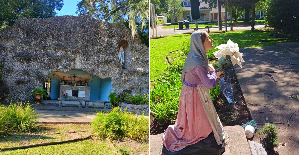 This Louisiana Grotto Sits Beneath A 150-Year-Old Live Oak