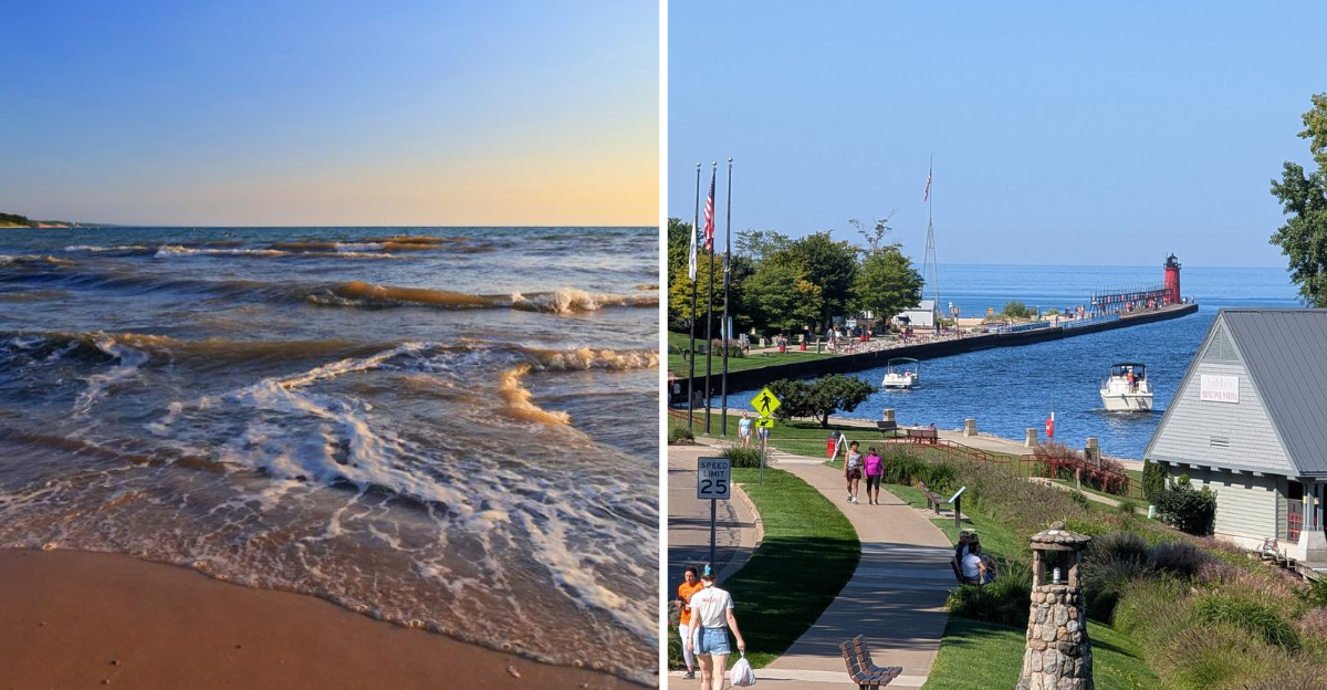 This Michigan Lake Town Gets Completely Taken Over By Summer Crowds