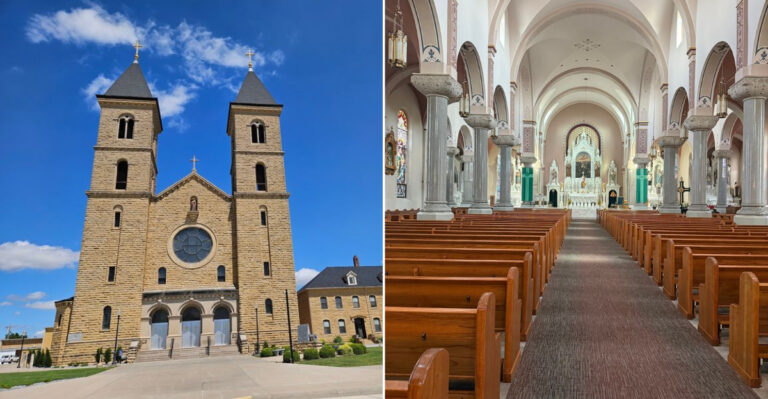 This Kansas Basilica Looks Like A European Cathedral In The Middle Of The Prairie