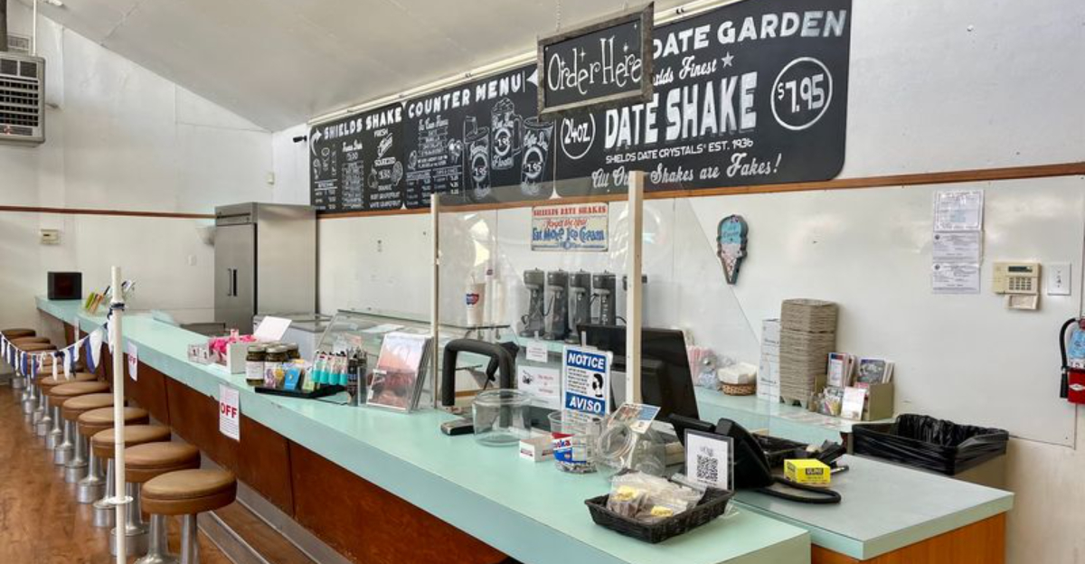 This Unassuming California Roadside Stand Serves Date Shakes Thick Enough To Eat With A Spoon