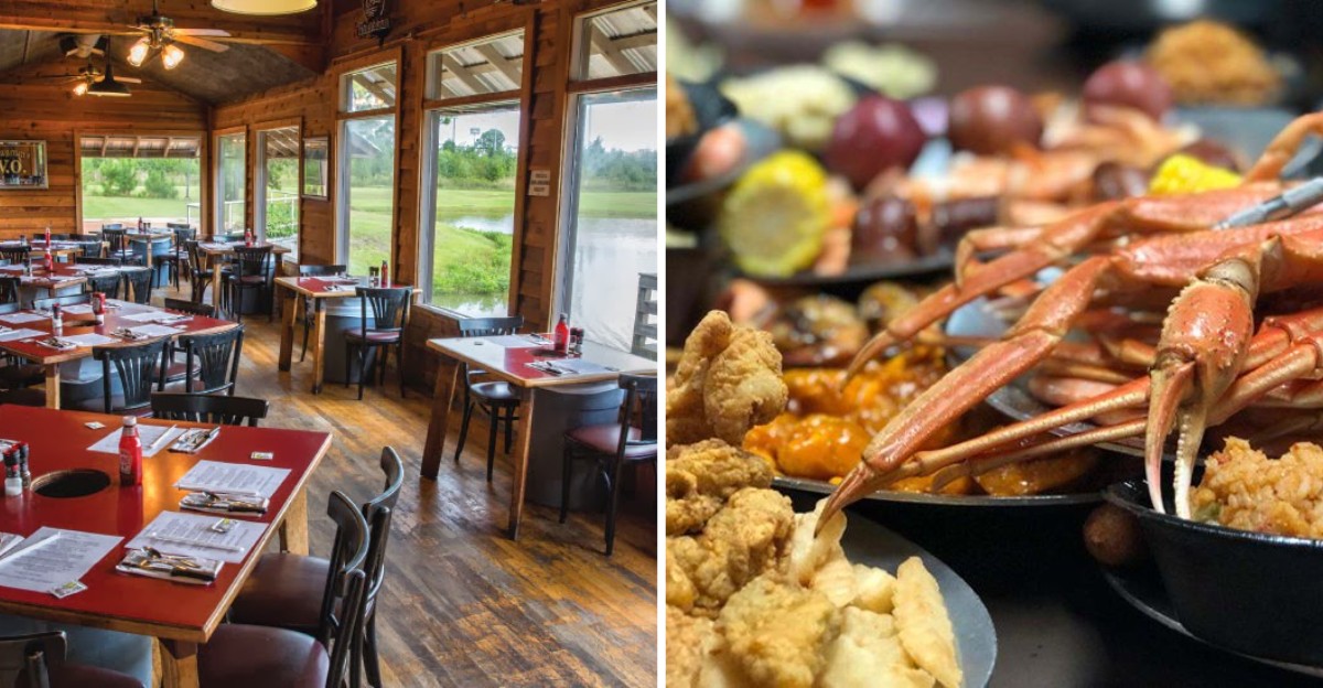 This Georgia Seafood Restaurant Serves A Low Country Boil With A Full Pound Of Shrimp