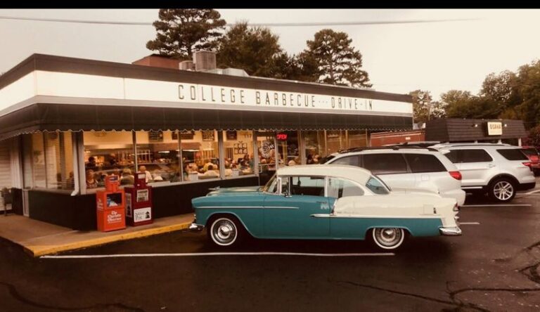 In Salisbury, North Carolina, College Barbecue Serves Chopped Pork And Hush Puppies Locals Have Loved For Decades