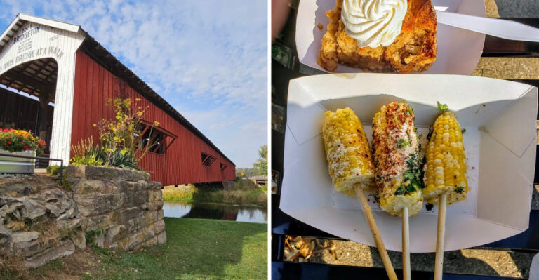 This Massive Indiana Covered Bridge Festival Still Feels Like One Of Fall’s Best-Kept Secrets