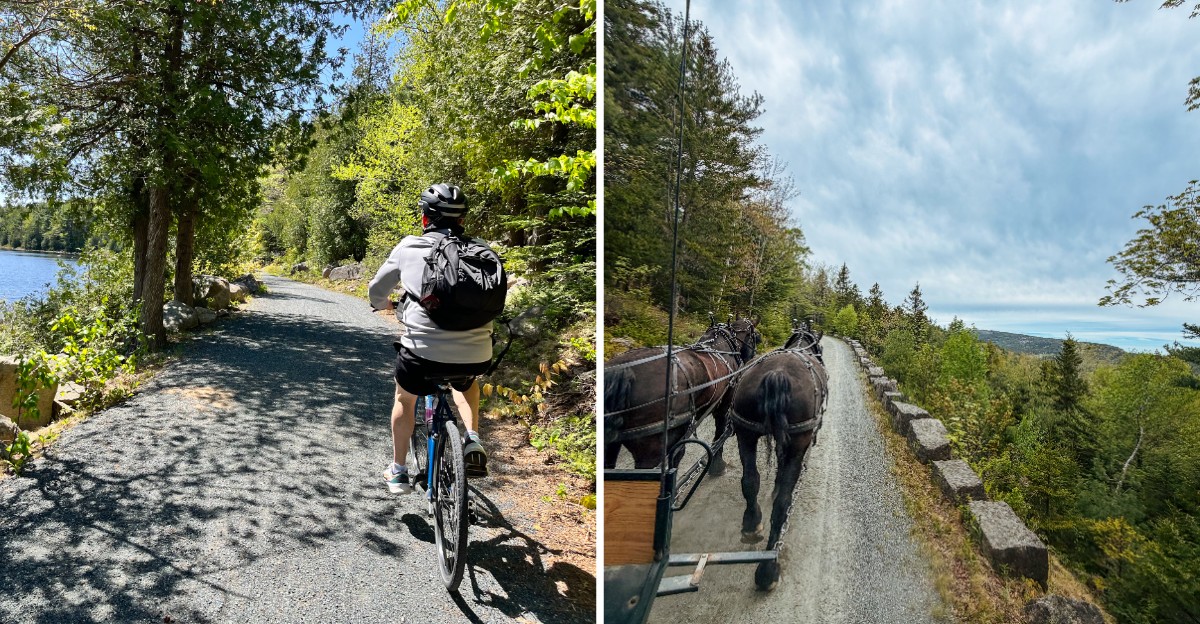 This Maine Island Has Miles Of Car-Free Roads Explored By Bicycle And Horse-Drawn Carriage