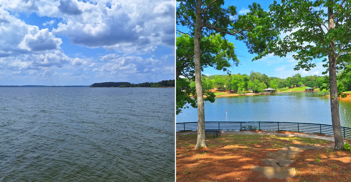 This Massive Louisiana Lake Hides Roads, Cemeteries, And Lost Communities Beneath The Water