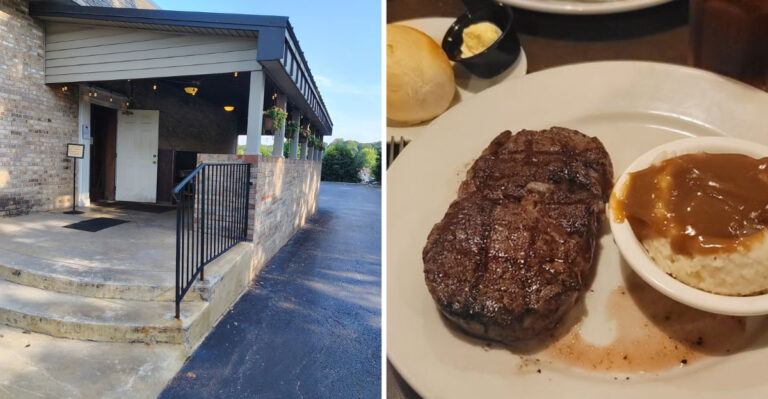 This Unassuming Virginia Steakhouse Hides A Packed Dining Room Behind Its Quiet Exterior