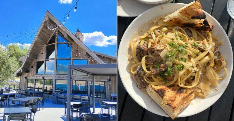 One Of Utah’s Most Stunning Dining Decks Serves Homemade Pasta By The Water
