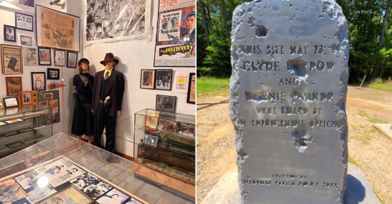 This Tiny Louisiana Town Lets You Visit The Last Place Bonnie And Clyde Ate