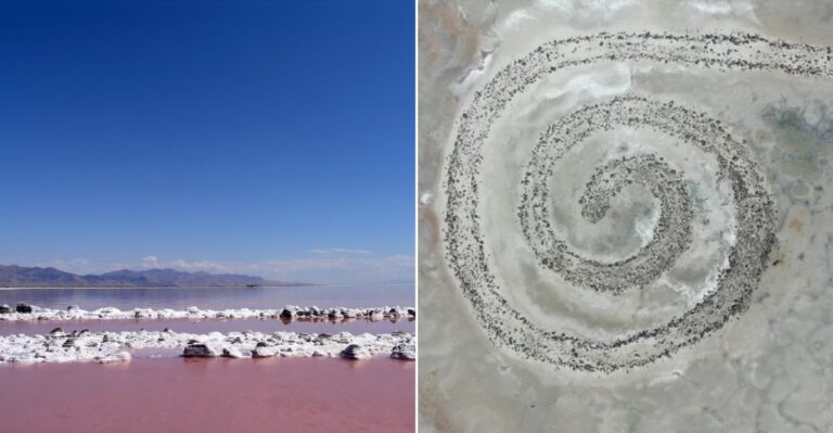 A 1,500-Foot Earthwork Spirals Into Utah’s Great Salt Lake At This Remote Art Site