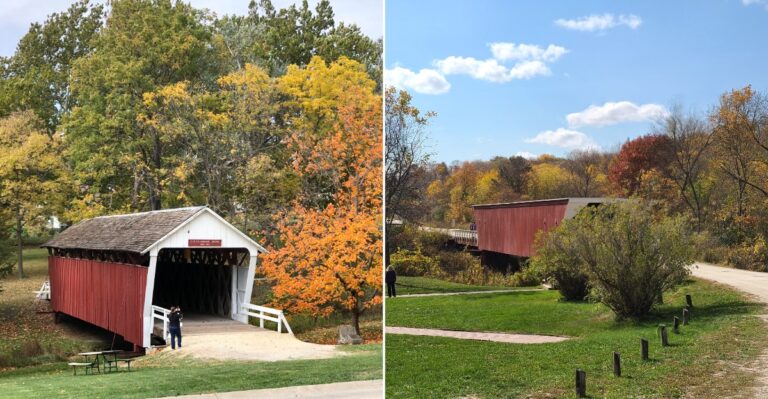 7 Iowa Covered Bridge Trips That Feel Made For An Autumn Drive