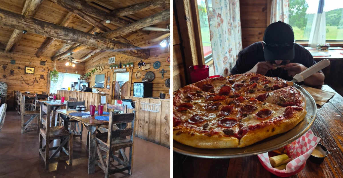 Why Southwest New Mexico Regulars Plan Their Whole Weekend Around Pizza At This Cozy Mountain Log Cabin