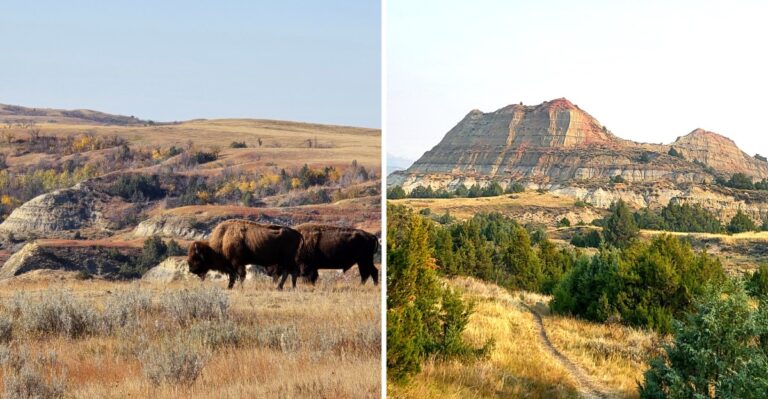 This North Dakota Badlands Overlook Feels Like Driving Into Another World After Miles Of Prairie