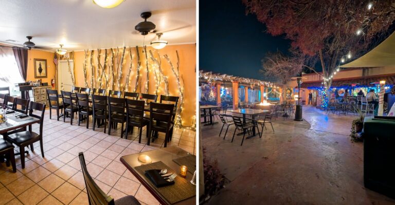 This Enchanting New Mexico Restaurant Hides Inside A Historic Adobe With Gardens That Feel Like A Fairytale