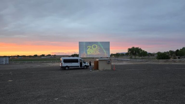 This Old-School New Mexico Drive-In Keeps The Firepits Going Between Every Row All Night