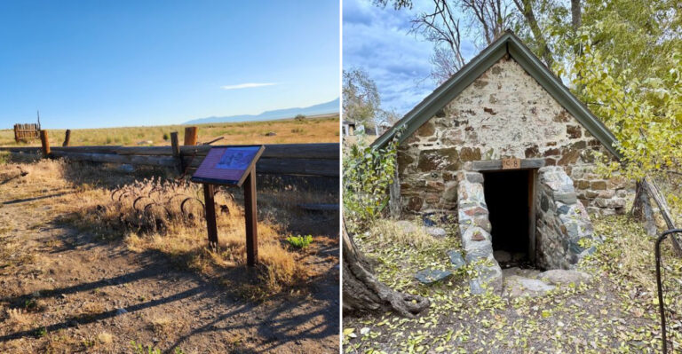 This Remote Outpost And Visitor Center Near Syracuse, Utah Has An Island View Worth The Autumn Morning Drive