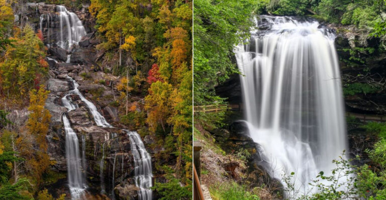 This Enchanting North Carolina Road Trip Leads To 10 Hidden Waterfalls Worth Chasing