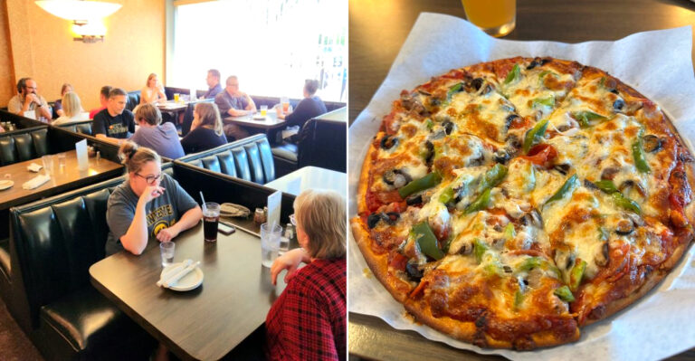 This Historic Iowa Building Hides One Of The State’s Most Beloved Pizzerias