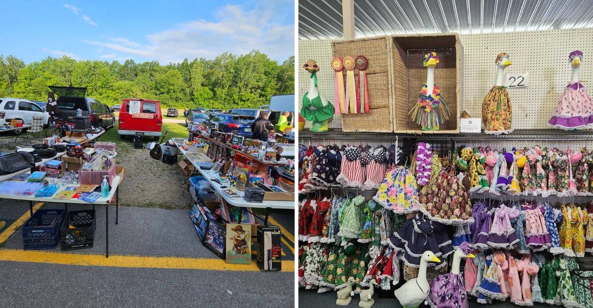 This Small Ohio Town Has A Packed Saturday Morning Flea Market Locals Treat Like A Weekly Tradition