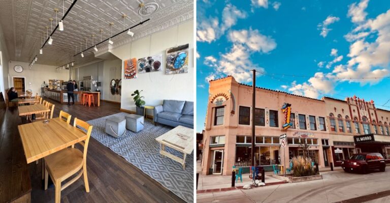 There’s A Café Inside A 1928 Former Bank In New Mexico And The Interior Is Almost Unreal