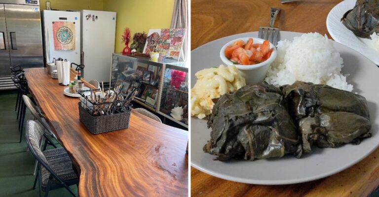 This Hawaii Plate Lunch Counter Serves Kalua Pork Portions So Big Two Scoops Of Rice Barely Fit