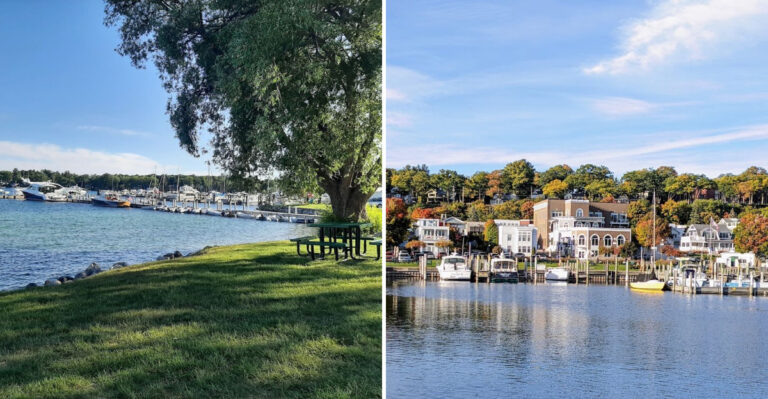 This Peaceful Michigan Lakeshore Town Looks Like A Waterfront Daydream