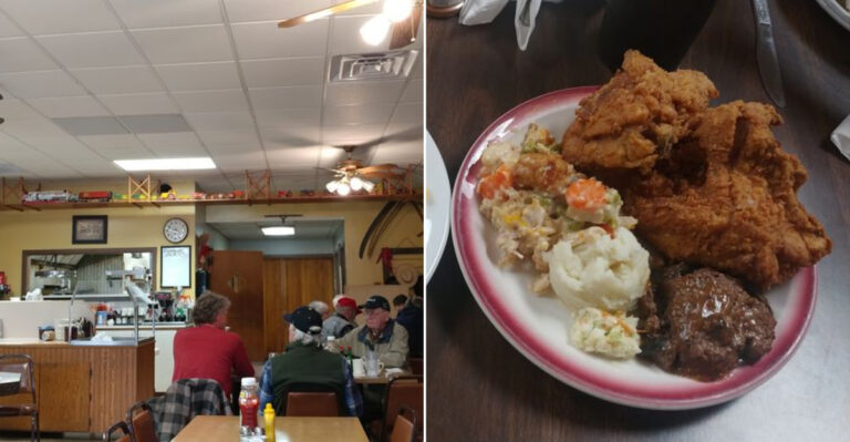 This Kansas Buffet Serves Mountains Of Fried Chicken But The Crowds Thin Out After Dark