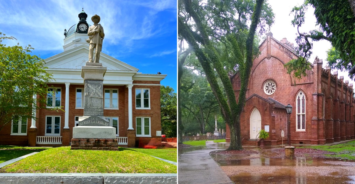 This Tiny Louisiana Town Above The Mississippi River Is Packed With History, Old Homes, And Southern Charm