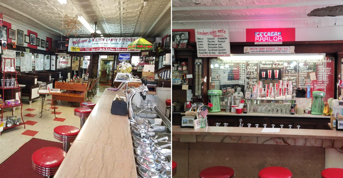This Historic Iowa Candy Kitchen Still Serves Sweet Treats From A Vintage Soda Fountain