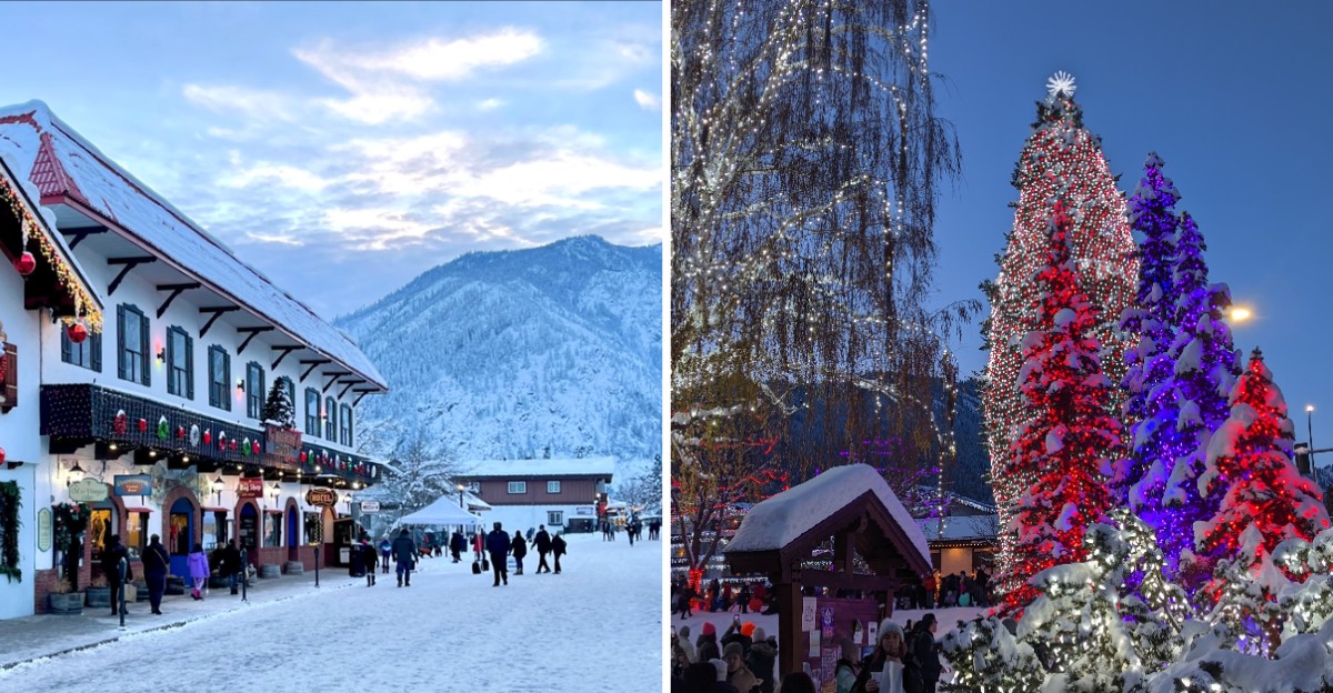 This Washington Village Looks Like A Bavarian Christmas Town And Glows With Thousands Of Holiday Lights