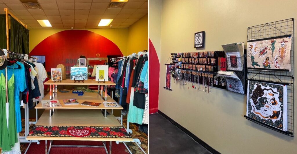 This Louisiana Thrift Shop Has A Free Craft-Supply Shelf And Upcycled Finds