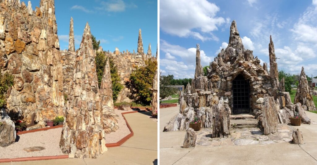 This South Dakota Park Displays One Of The World’s Largest Collections Of Petrified Wood Structures