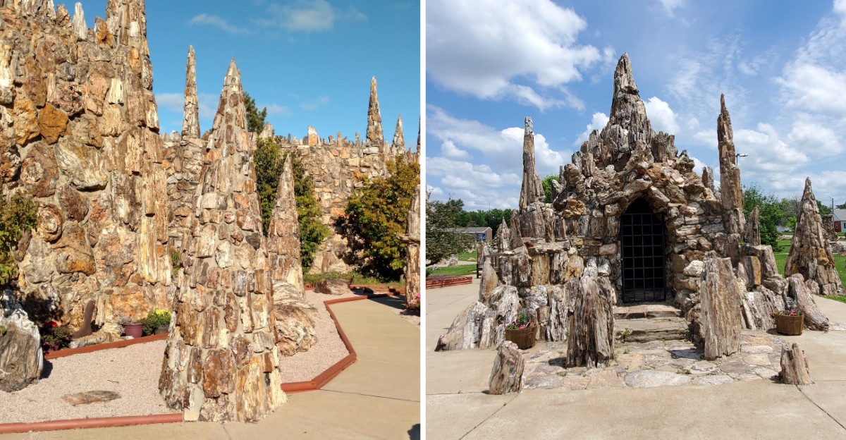 This South Dakota Park Displays One Of The World’s Largest Collections Of Petrified Wood Structures
