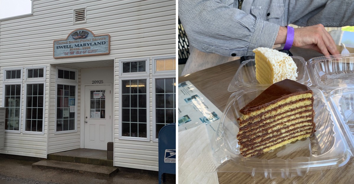 This Maryland Island Bakery Stacks Thin Layers Of Cake And Fudge Icing Into The Official State Dessert