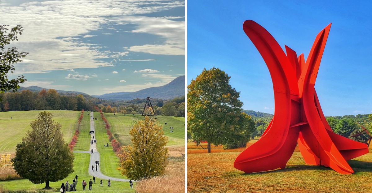 This New York Sculpture Park Turns Rolling Hills Into a Stunning Fall Art Gallery