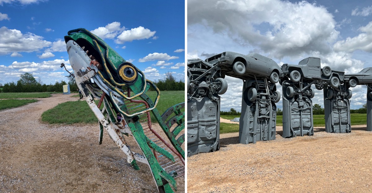This Nebraska Field Has A Stonehenge Replica Built Entirely From Old Cars