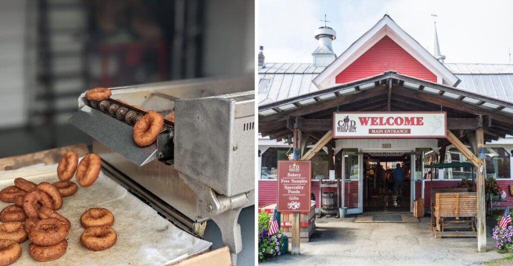 This Vermont Cider Mill Presses Fresh Apple Cider And Fries Cider Donuts Right In Front Of Visitors